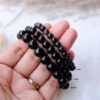 Buy black obsidian or tourmaline bracelet