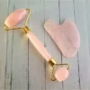 Buy ROSE QUARTZ FACE MASSAGE ROLLER WITH GUASHA GemsCrystal